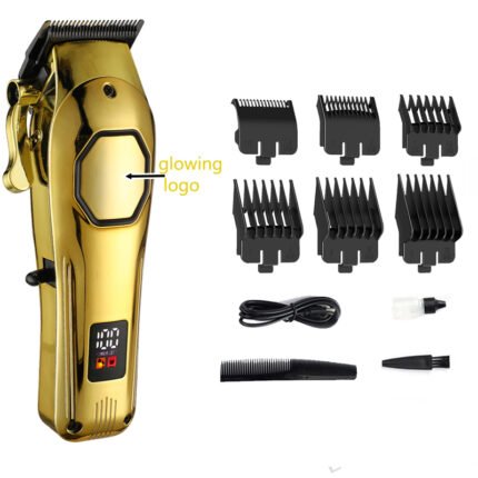 Glowing Logo Rechargeable hair clipper-E-621
